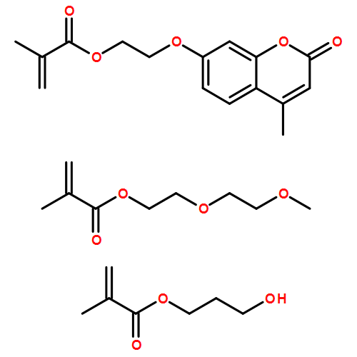 2-Propenoic acid, 2-methyl-, 3-hydroxypropyl ester, polymer with 2-(2-methoxyethoxy)ethyl 2-methyl-2-propenoate and 2-[(4-methyl-2-oxo-2H-1-