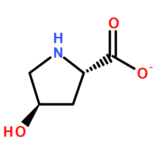 L-Proline, 4-hydroxy-, ion(1-), (4R)-