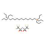 Phosphonium, 1,1'-(1,12-dodecanediyl)bis[1,1,1-tripropyl-, salt with 1,1,1-trifluoro-N-[(trifluoromethyl)sulfonyl]methanesulfonamide (1:2)