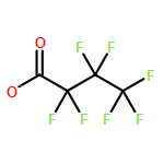 Butanoic acid, 2,2,3,3,4,4,4-heptafluoro-, ion(1-)