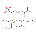 Phosphonium, tributylhexyl-, 3-sulfopropyl 2-methyl-2-propenoate (1:1), homopolymer 