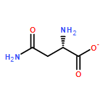 L-Asparagine, ion(1-)