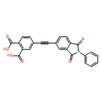 1,2-Benzenedicarboxylic acid, 4-[2-(2,3-dihydro-1,3-dioxo-2-phenyl-1H-isoindol-5-yl)ethynyl]-