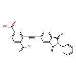 1,4-Benzenedicarboxylic acid, 2-[2-(2,3-dihydro-1,3-dioxo-2-phenyl-1H-isoindol-5-yl)ethynyl]-