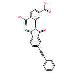 1,4-Benzenedicarboxylic acid, 2-[1,3-dihydro-1,3-dioxo-5-(2-phenylethynyl)-2H-isoindol-2-yl]-