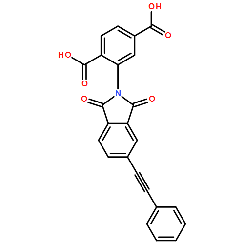 1,4-Benzenedicarboxylic acid, 2-[1,3-dihydro-1,3-dioxo-5-(2-phenylethynyl)-2H-isoindol-2-yl]-