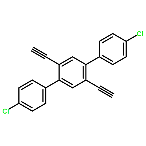 1,1':4',1''-Terphenyl, 4,4''-dichloro-2',5'-diethynyl-