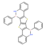 [1,2]Benzazaborino[3'',4'':4',5']thieno[2',3':4,5]thieno[3,2-c][1,2]benzazaborine, 5,6,12,13-tetrahydro-6,13-diphenyl-