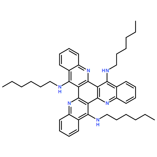 Dibenzo[b,j]quino[2,3-f][1,7]phenanthroline-6,12,18-triamine, N6,N12,N18-trihexyl-