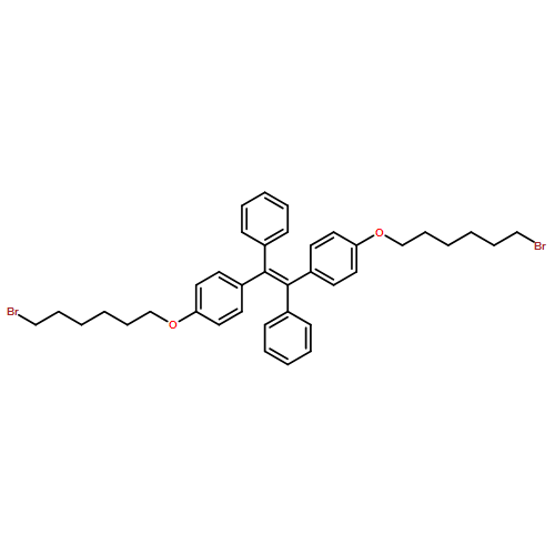 Benzene, 1,1'-(1,2-diphenyl-1,2-ethenediyl)bis[4-[(6-bromohexyl)oxy]-