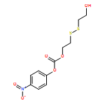 Carbonic acid, 2-[(2-hydroxyethyl)dithio]ethyl 4-nitrophenyl ester