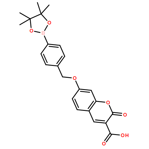 2H-1-Benzopyran-3-carboxylic acid, 2-oxo-7-[[4-(4,4,5,5-tetramethyl-1,3,2-dioxaborolan-2-yl)phenyl]methoxy]-