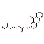 2-Propenoic acid, 2-methyl-, 2-[[2-[(9-oxo-9H-thioxanthen-2-yl)oxy]acetyl]oxy]ethyl ester