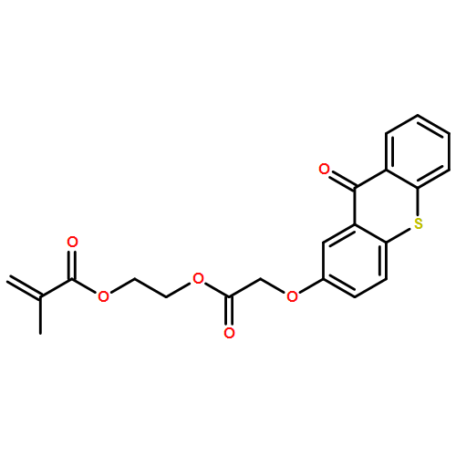 2-Propenoic acid, 2-methyl-, 2-[[2-[(9-oxo-9H-thioxanthen-2-yl)oxy]acetyl]oxy]ethyl ester