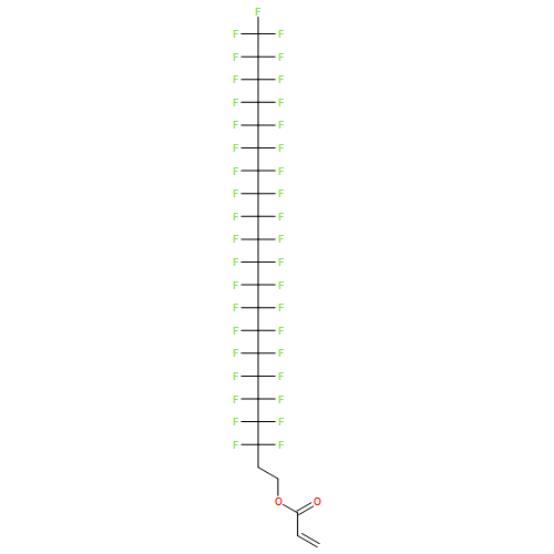 2-Propenoic acid, 3,3,4,4,5,5,6,6,7,7,8,8,9,9,10,10,11,11,12,12,13,13,14,14,15,15,16,16,17,17,18,18,19,19,20,20,21,21,21-nonatriacontafluoroheneicosyl ester