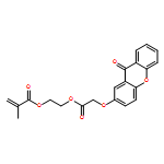 2-Propenoic acid, 2-methyl-, 2-[[2-[(9-oxo-9H-xanthen-2-yl)oxy]acetyl]oxy]ethyl ester