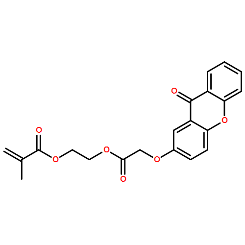 2-Propenoic acid, 2-methyl-, 2-[[2-[(9-oxo-9H-xanthen-2-yl)oxy]acetyl]oxy]ethyl ester