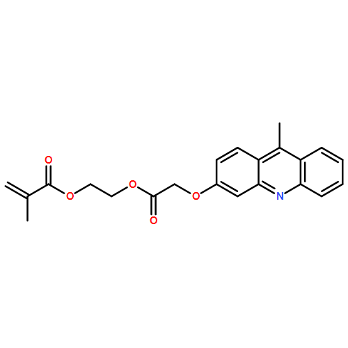 2-Propenoic acid, 2-methyl-, 2-[[2-[(9-methyl-3-acridinyl)oxy]acetyl]oxy]ethyl ester