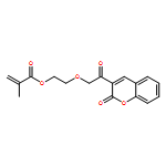 2-Propenoic acid, 2-methyl-, 2-[2-oxo-2-(2-oxo-2H-1-benzopyran-3-yl)ethoxy]ethyl ester