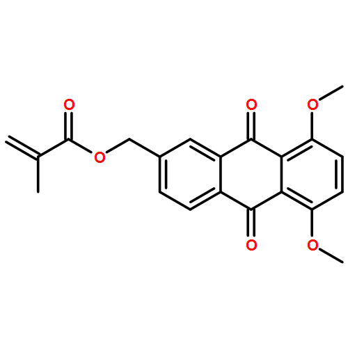 2-Propenoic acid, 2-methyl-, (9,10-dihydro-5,8-dimethoxy-9,10-dioxo-2-anthracenyl)methyl ester