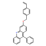 Acridine, 3-[(4-ethenylphenyl)methoxy]-9-phenyl-