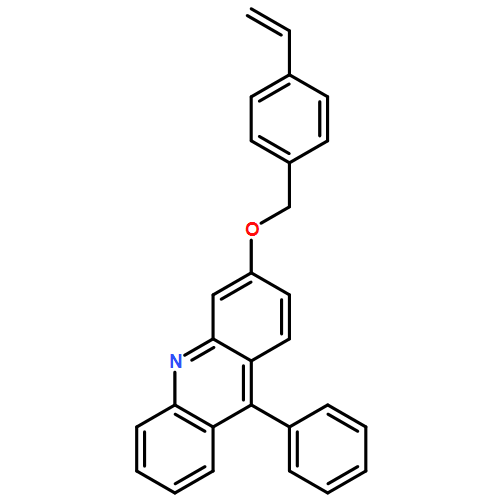 Acridine, 3-[(4-ethenylphenyl)methoxy]-9-phenyl-