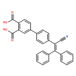 [1,1'-Biphenyl]-3,4-dicarboxylic acid, 4'-(1-cyano-2,2-diphenylethenyl)-