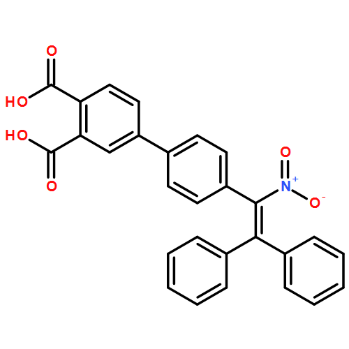 [1,1'-Biphenyl]-3,4-dicarboxylic acid, 4'-(1-nitro-2,2-diphenylethenyl)-