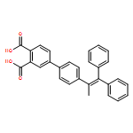 [1,1'-Biphenyl]-3,4-dicarboxylic acid, 4'-(1-methyl-2,2-diphenylethenyl)-