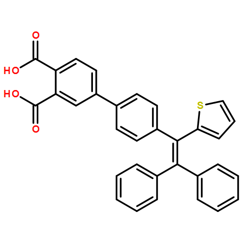 [1,1'-Biphenyl]-3,4-dicarboxylic acid, 4'-[2,2-diphenyl-1-(2-thienyl)ethenyl]-