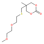 1,3-Dioxan-2-one, 5-[[[2-(2-methoxyethoxy)ethyl]thio]methyl]-5-methyl-