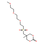 1,3-Dioxan-2-one, 5-(2,2-dioxido-5,8,11-trioxa-2-thiadodec-1-yl)-5-methyl-