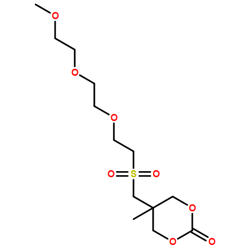 1,3-Dioxan-2-one, 5-(2,2-dioxido-5,8,11-trioxa-2-thiadodec-1-yl)-5-methyl-