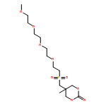 1,3-Dioxan-2-one, 5-(2,2-dioxido-5,8,11,14-tetraoxa-2-thiapentadec-1-yl)-5-methyl-