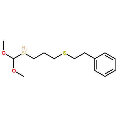 Benzene, [2-[[3-(dimethoxymethylsilyl)propyl]thio]ethyl]-