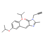 4H-Imidazol-4-one, 5-[[2,5-bis(1-methylethoxy)phenyl]methylene]-3,5-dihydro-2-methyl-3-(2-propyn-1-yl)-