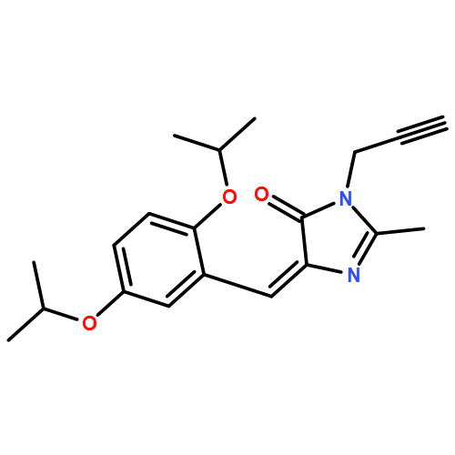 4H-Imidazol-4-one, 5-[[2,5-bis(1-methylethoxy)phenyl]methylene]-3,5-dihydro-2-methyl-3-(2-propyn-1-yl)-