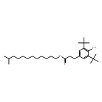 Benzenepropanoic acid, 3,5-bis(1,1-dimethylethyl)-4-hydroxy-, isotridecyl ester