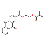 2-Anthracenecarboxylic acid, 9,10-dihydro-9,10-dioxo-, 2-[(2-methyl-1-oxo-2-propen-1-yl)oxy]ethyl ester