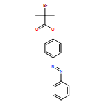 Propanoic acid, 2-bromo-2-methyl-, 4-(2-phenyldiazenyl)phenyl ester