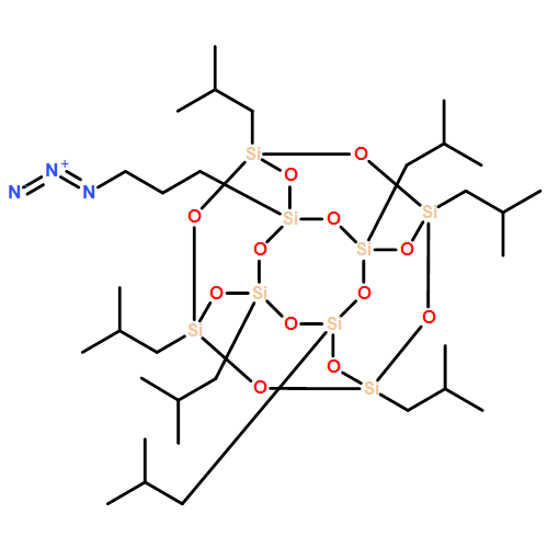 Pentacyclo[9.5.1.13,?9.15,?15.17,?13]?octasiloxane, 1-?(3-?azidopropyl)?-?3,?5,?7,?9,?11,?13,?15-?heptakis(2-?methylpropyl)?- 