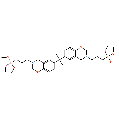 2H-1,3-Benzoxazine, 6,6'-(1-methylethylidene)bis[3,4-dihydro-3-[3-(trimethoxysilyl)propyl]-