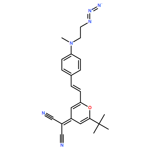 Propanedinitrile, 2-[2-[(1E)-2-[4-[(2-azidoethyl)methylamino]phenyl]ethenyl]-6-(1,1-dimethylethyl)-4H-pyran-4-ylidene]-