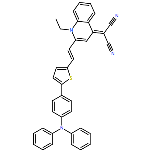 Propanedinitrile, 2-[2-[2-[5-[4-(diphenylamino)phenyl]-2-thienyl]ethenyl]-1-ethyl-4(1H)-quinolinylidene]-