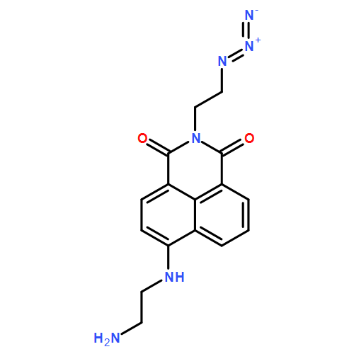 1H-Benz[de]isoquinoline-1,3(2H)-dione, 6-[(2-aminoethyl)amino]-2-(2-azidoethyl)-