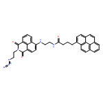 1-Pyrenebutanamide, N-[2-[[2-(2-azidoethyl)-2,3-dihydro-1,3-dioxo-1H-benz[de]isoquinolin-6-yl]amino]ethyl]-