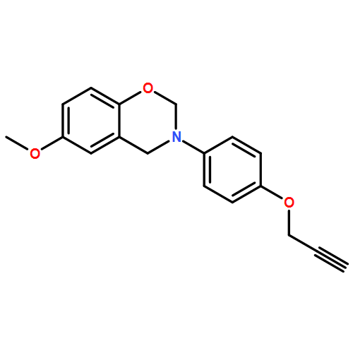 2H-1,3-Benzoxazine, 3,4-dihydro-6-methoxy-3-[4-(2-propyn-1-yloxy)phenyl]-