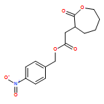 3-Oxepaneacetic acid, 2-oxo-, (4-nitrophenyl)methyl ester