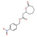 2-Oxepaneacetic acid, 7-oxo-, (4-nitrophenyl)methyl ester