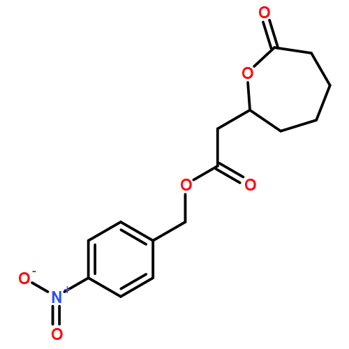 2-Oxepaneacetic acid, 7-oxo-, (4-nitrophenyl)methyl ester